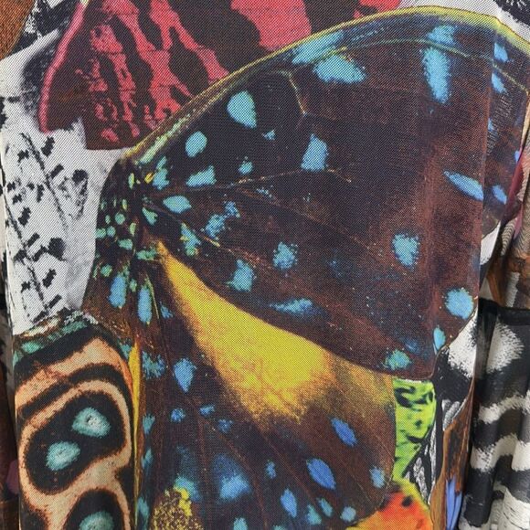 Zoe Tunic Top Size XL Bell Sleeve - Picture 8 of 9